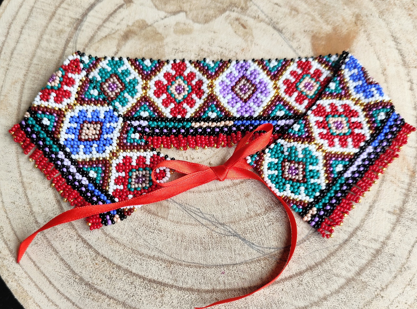 Choker, Ethno Perlenkette, osmanisch, slavisch, mexikanisch