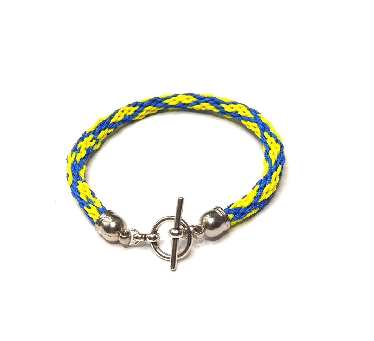 Armband geflochtet, national flaggen patriotische farben, national symbol