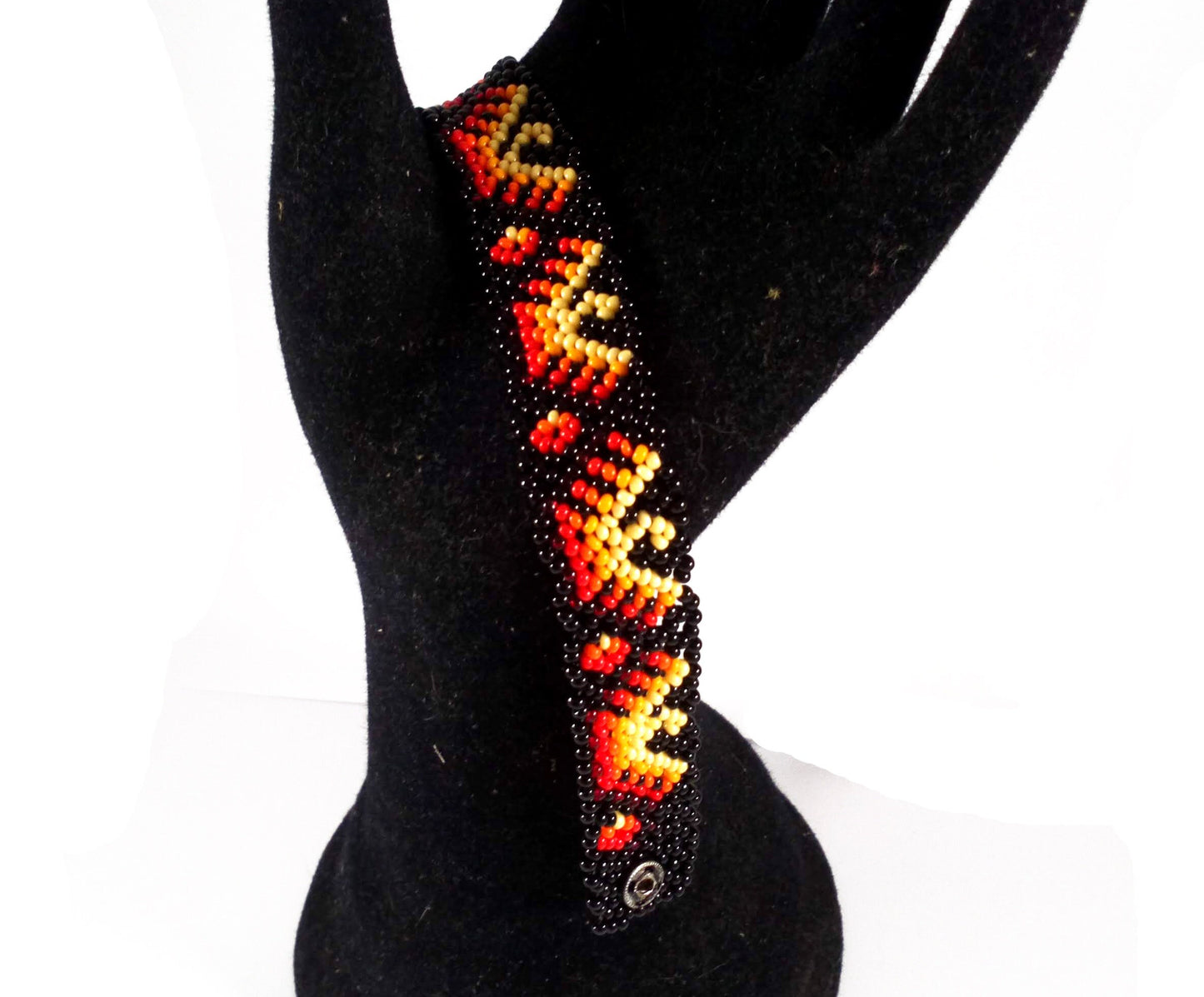 Perlenarmband Totem Adler Ethno Huichol Boho Unisex für Man und Frau