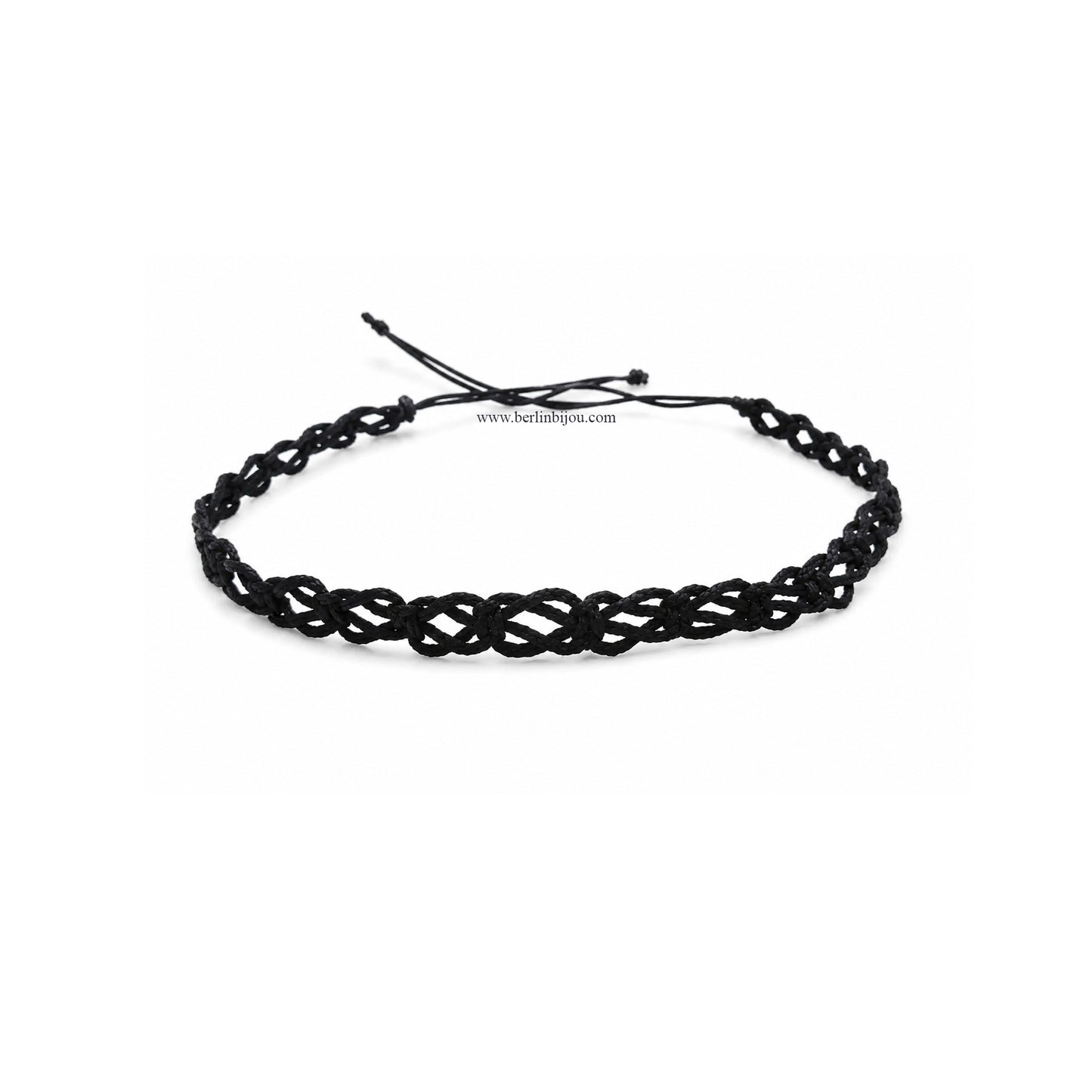 Makramee Halskette Tattoo/ Handgemacht mit brasilianischem Garn / Boho Schmuck / Verstellbar
