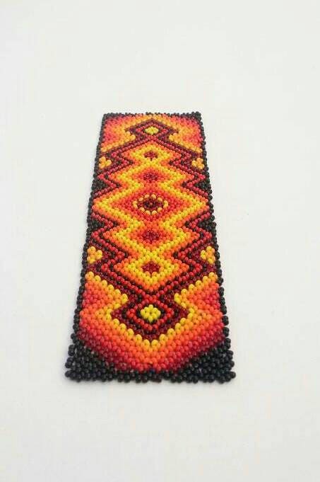 Mexikanischer Perlenarmband Huichol ethno indianer boho hippie